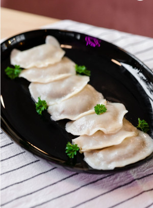 Pierogi Wigilijne z kapustą i grzybami