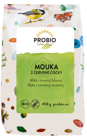 Mąka z soczewicy czerwonej bezglutenowa 450g Probio