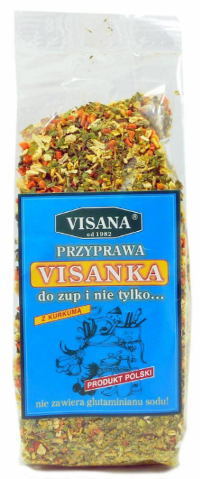Przyprawa warzywna Visanka z kurkumą 200g VISANA