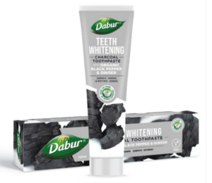 Pasta wybielająca z węglem 100ml Dabur