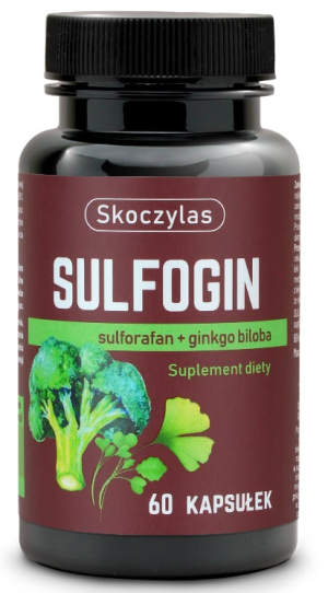 Sulfogin sulforafan + ginkgo biloba 60kaps. Skoczylas