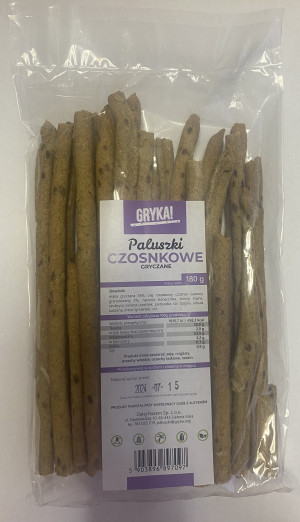 Paluszki Gryczane Czosnkowe 180g Dalej Razem