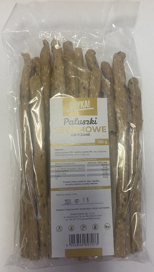 Paluszki Gryczane Sezamowe 180g Dalej Razem