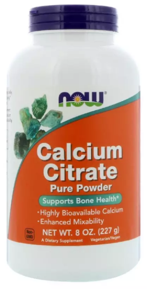 Calcium Citrate 227g Now Foods