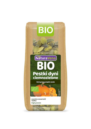 Pestki Dyni Ciemnozielone Bio 150g NaturaVena