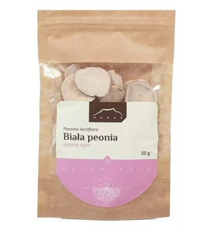 Biała Peonia korzeń cięty 50g Nanga