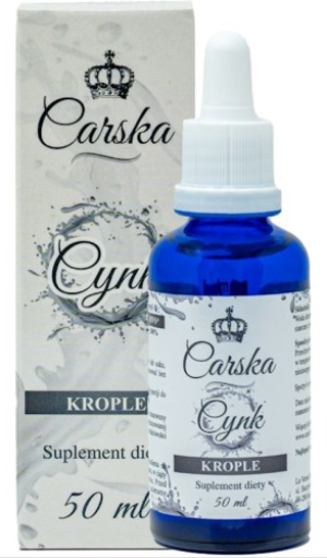 Cynk krople 50ml Carska