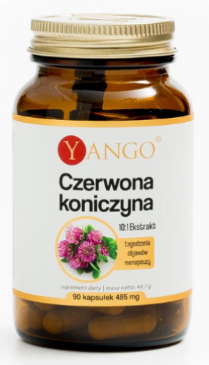 Czerwona koniczyna - ekstrakt 10:1 - 90 kapsułek YANGO