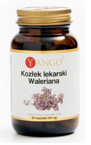 Kozłek lekarski - Waleriana - 90 kapsułek YANGO