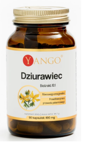 Dziurawiec 490mg 90 kapsułek Yango