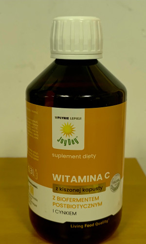 Witamina C z cynkiem w płynie b/g 300 ml JOY DAY