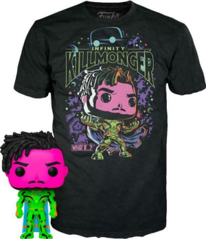 Funko Pop! & Tee (Adult): Marvel What If...? - Infinity Killmonger