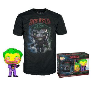 Funko Pop! & Tee (Adult): Comic Cover DC - The Joker (Blacklight) (Special