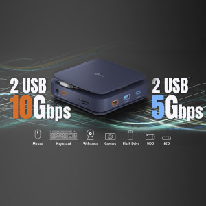J5 TYPE-C DOCK DUAL 4K HDMI
