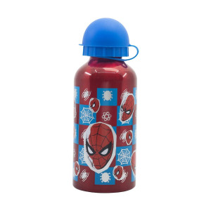 Stor: Marvel: Spiderman Arachnid Grid - Aluminium Bottle (400ml) (74734)