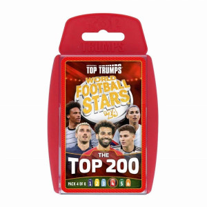 Winning Moves: Top Trumps - World Football Stars 2024 The Top 200 Pack 4 - Card