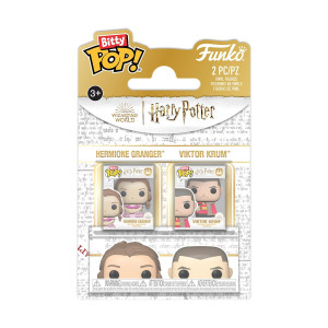 Funko Bitty Pop! 2-Pack: Harry Potter - Hermione Granger & Viktor Krum Vinyl