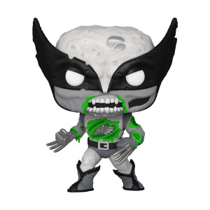 Funko Pop! Marvel: Zombies - Wolverine (B&W) (Glows in The Dark) (Special