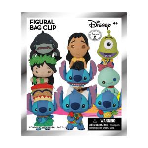 Monogram Disney: Stitch (Series2) (Blind Bag/Random) 3D Foam Bag Clips Figures