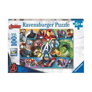 Ravensburger XLL Puzzle: Marvel Avengers - Earth's Mightiest Heroes (100pcs)