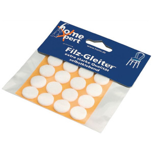 Filzgleiter (Ausführung: 28 mm weiß 8 Stück)