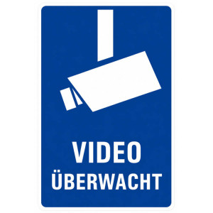 Folienpiktogramm Videoüberwacht
