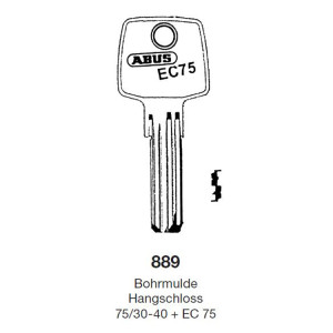 Schlüsselrohling ABUS 889