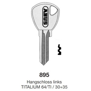 Schlüsselrohling ABUS 895