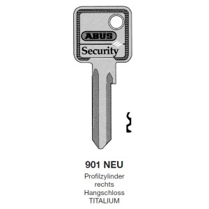 Schlüsselrohling ABUS 901 NEU