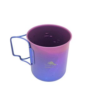 Toaks Titanium Toaks Light Titanium 450ml Cup Anodisiert Rainbow