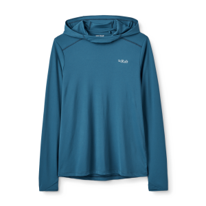 Rab Force Hoody UV-Schutz Shirt Damen XL Tempest Blue