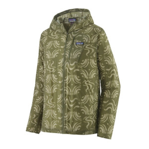 Patagonia Houdini Windbreaker Jacke M Sand Waves: Caper Green