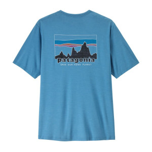 Patagonia Capilene Cool Daily Shirt XL '73 Skyline: Shore Blue - Light Shore Blue X-Dye