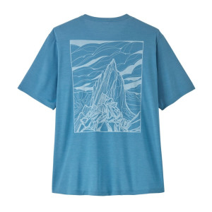 Patagonia Capilene Cool Daily Shirt S Cloud Crag: Shore Blue - Light Shore Blue X-Dye