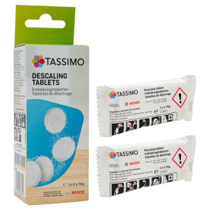 Bosch Tassimo Entkalkungstabletten TCZ6004 – 4 Tabletten (2 Entkalkungen)