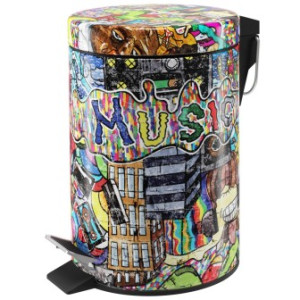 WCShop24 Kosmetikeimer Graffiti 3 Liter