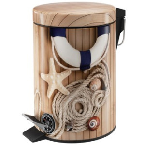 WCShop24 Kosmetikeimer Maritime 3 Liter
