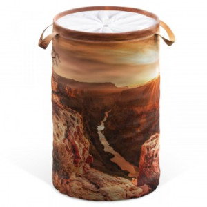 WCShop24 Wäschekorb Grand Canyon