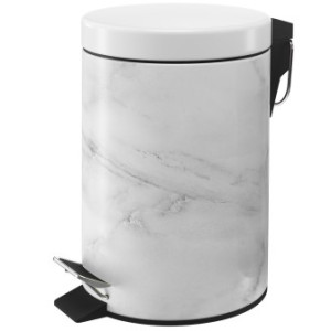 WCShop24 Kosmetikeimer Marmor 3 Liter