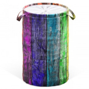 WCShop24 Wäschekorb Rainbow