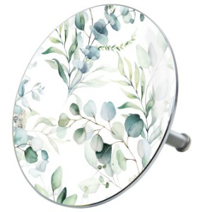 WCShop24 Badewannenstöpsel Eukalyptus
