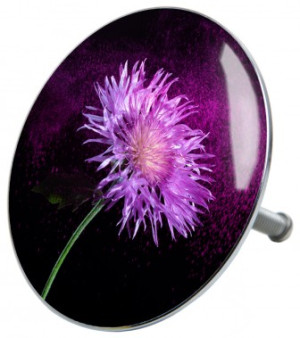 WCShop24 Badewannenstöpsel Purple Dust