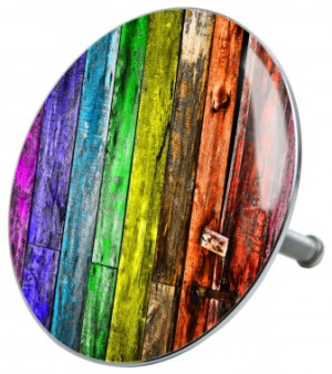 WCShop24 Badewannenstöpsel Rainbow