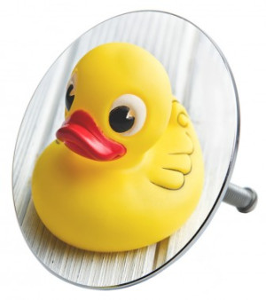 WCShop24 Badewannenstöpsel Ente