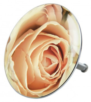 WCShop24 Badewannenstöpsel Rosa Rose
