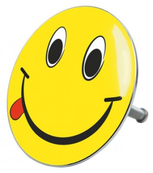 WCShop24 Badewannenstöpsel Smiley