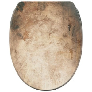 WCShop24 WC-Sitz mit Absenkautomatik und Schnellverschluss Canvas - Premium Toilettendeckel direkt vom Hersteller