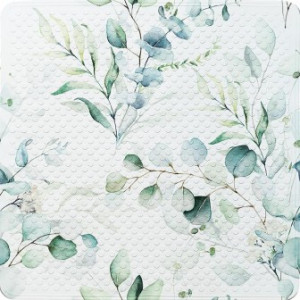 WCShop24 Badematte Eukalyptus 53 x 53 cm