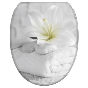 WCShop24 WC-Sitz mit Absenkautomatik und Schnellverschluss Good Feeling - Premium Toilettendeckel direkt vom Hersteller