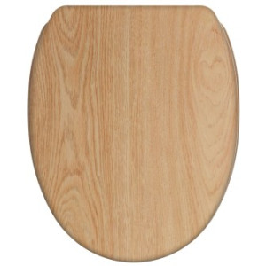 WCShop24 WC-Sitz mit Absenkautomatik und Schnellverschluss Holz - Premium Toilettendeckel direkt vom Hersteller